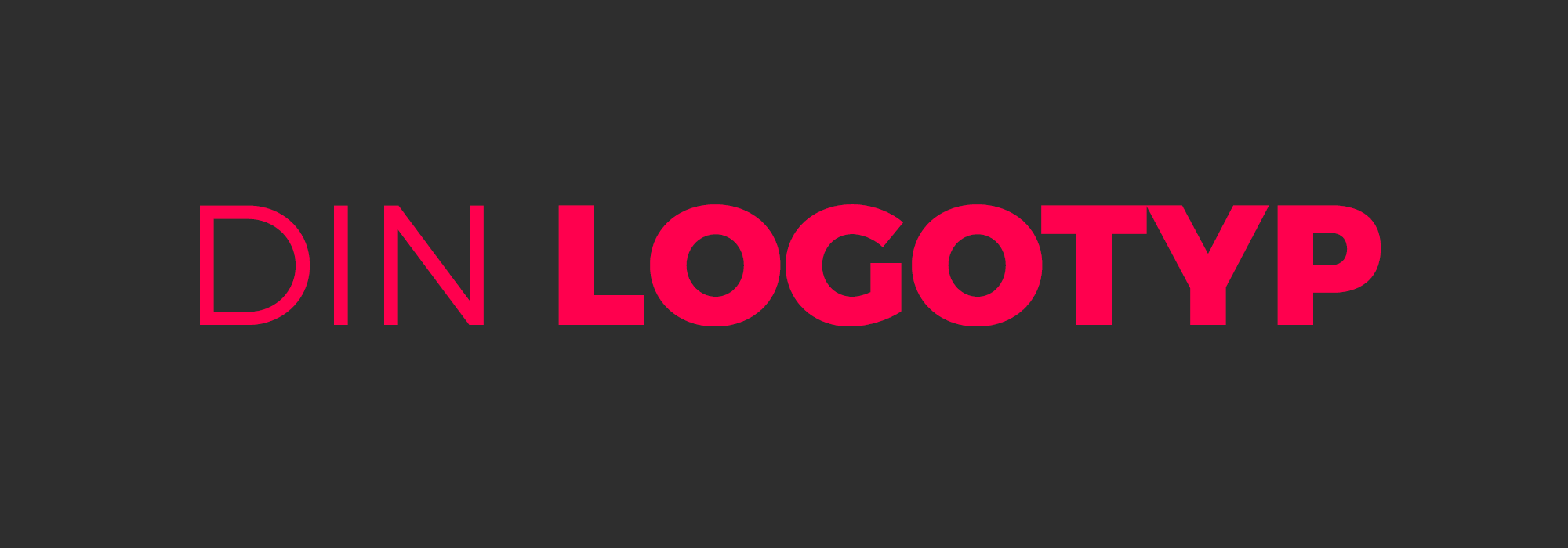 Din logotyp