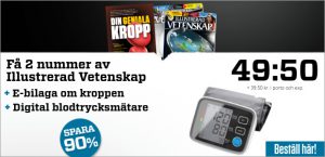 Illustrerad Vetenskap + Digital blodtrycksmätare